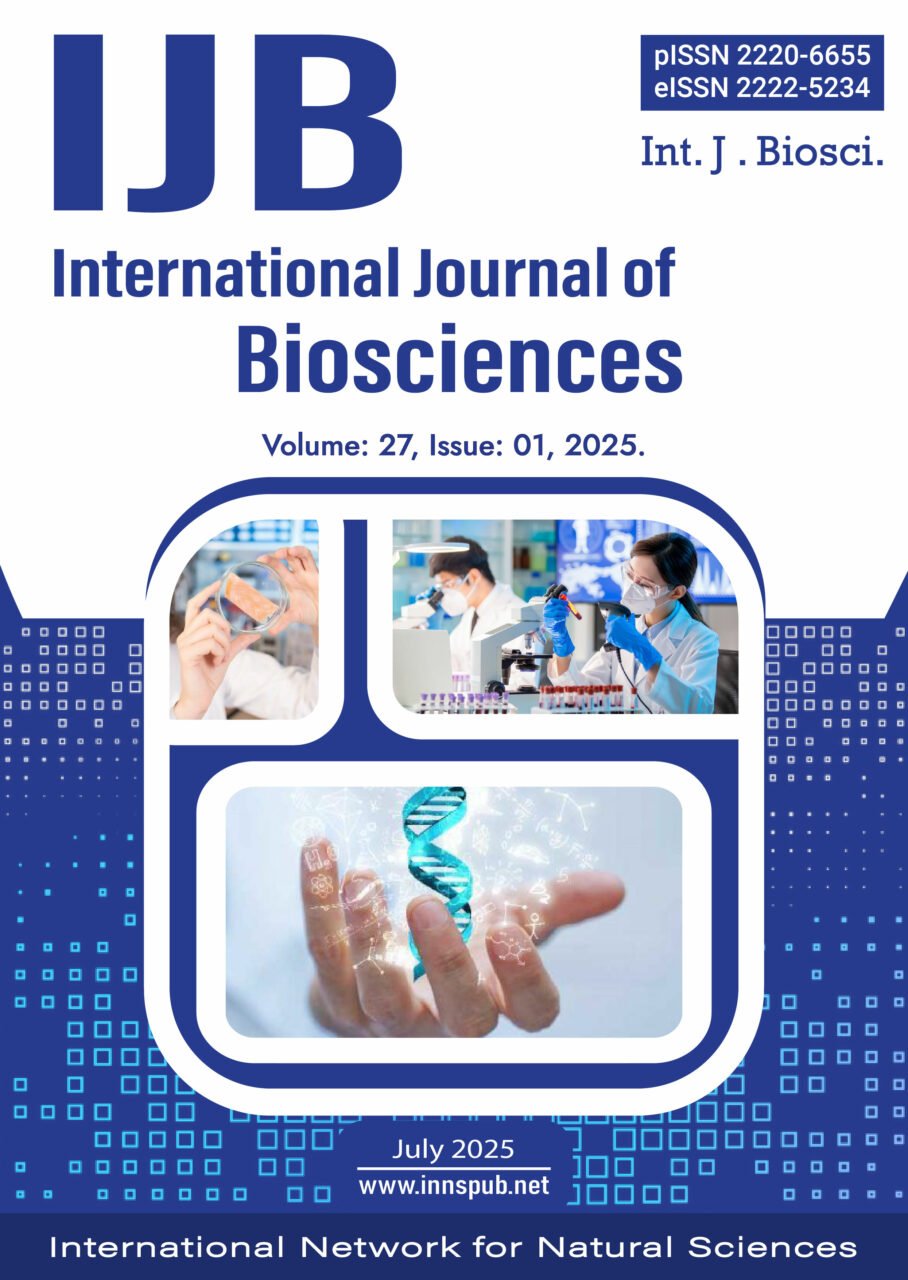 biosciences, biology research, life sciences, molecular biology, microbiology, IJB journal
